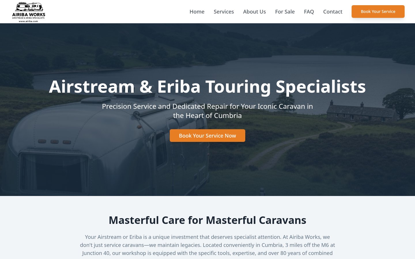 Airiba Works website screenshot